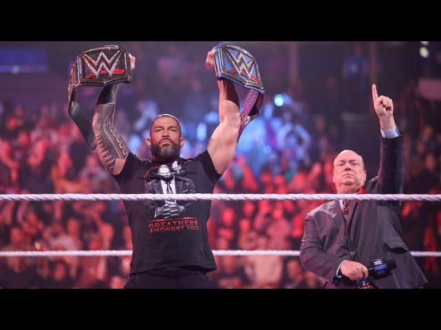 Roman Reigns Entrance after the Royal Rumble: WWE SmackDown, Feb. 3, 2023