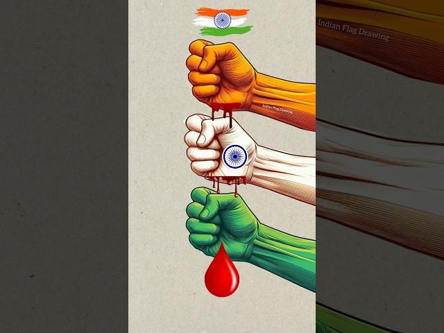 Independence day special art  Indian Flag art and craft  Hand Craft #shorts #art #craft