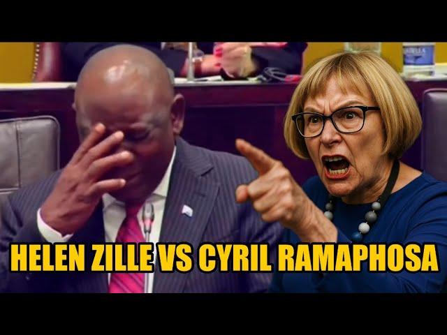 Video Of Cyril Ramaphosa Standing Up For Black People Offends Helen Zille |The Verdict Is In