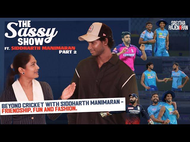 Fun conversations continue! The Sassy Show Part 2 with our #supergiant Siddharth Manimaran.