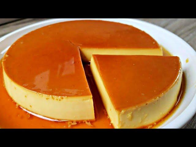 [SUB] 3 IngredientsHomemade Leche Flan | No Oven, No Bake, No Mixer, No Condensed Milk