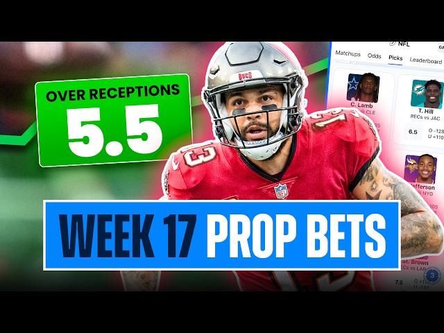 Top 10 NFL Week 17 Player Prop Bets, Picks and Predictions (2024)