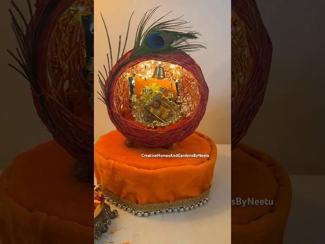 Krishna Aasan #shorts #janmashtamispecial #krishna #krishnalove #janmastami #diyideas