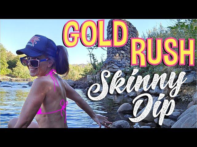 Skinny Dipping on a Hot Day at Sutter's Mill, Where Gold Was First Discovered in California