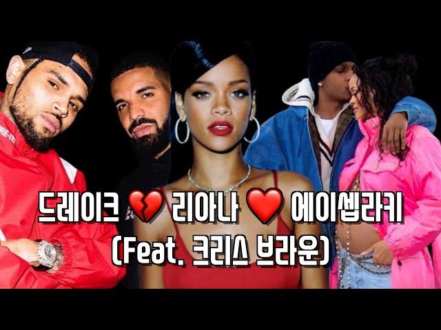 에이셉라키와 드레이크가 서로 디스한 이유 ️‍ (Feat. 리아나, 크리스 브라운)