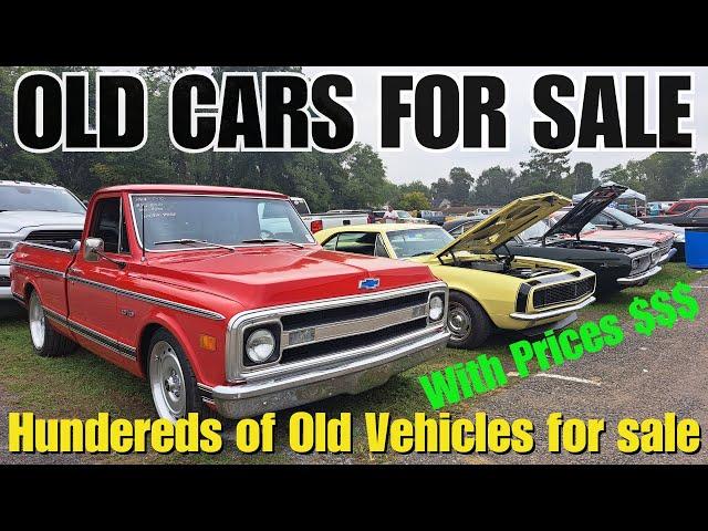 Looking for Gems in a HUGE Car Show with HUNDREDS of Old Cars for Sale | Carlisle Car Corral 2024