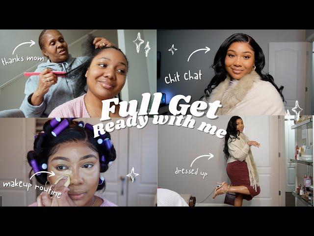 FULL GRWM: Ultimate Church Glam Look: Hair, Makeup, Outfit, Fragrance *overthinking chat*