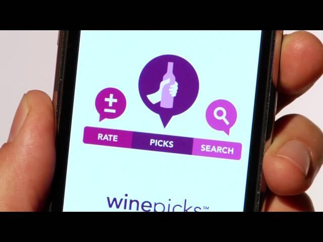 Wine Picks in Use on iPhone