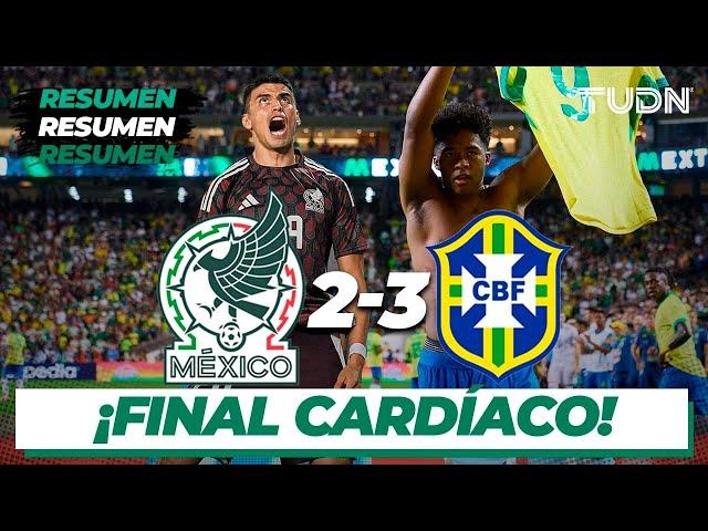 Resumen y goles | México vs Brasil | Amistoso Internacional | TUDN