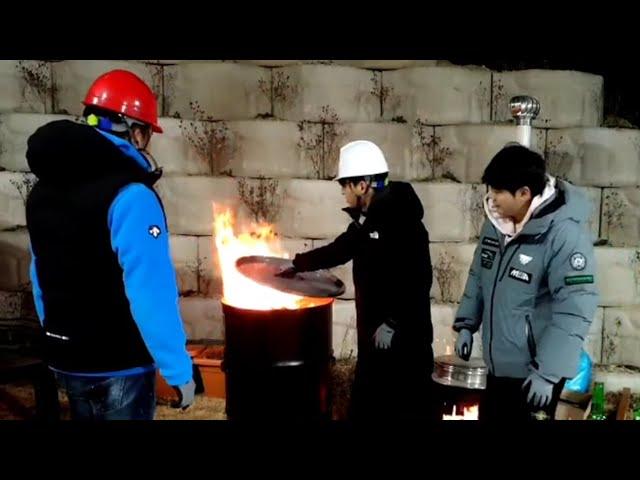 가마솥 장작불 족발! 술안주 만들기 지코X섭이X황래혁 200121 #1