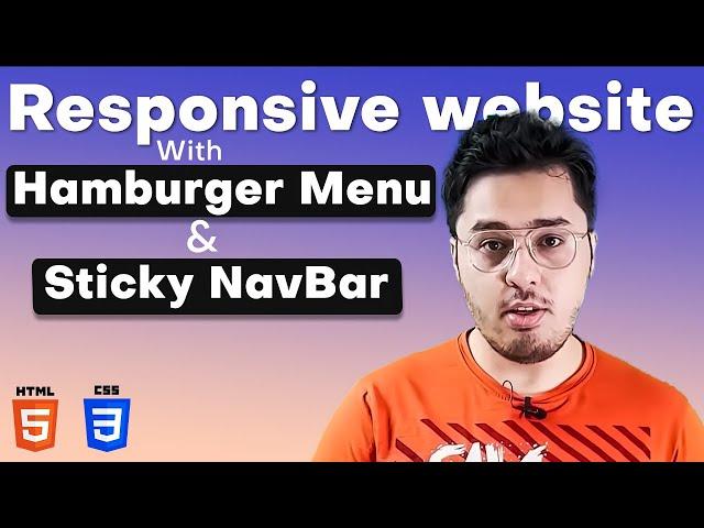 Create a Responsive Website Using HTML, CSS & JavaScript in Hindi