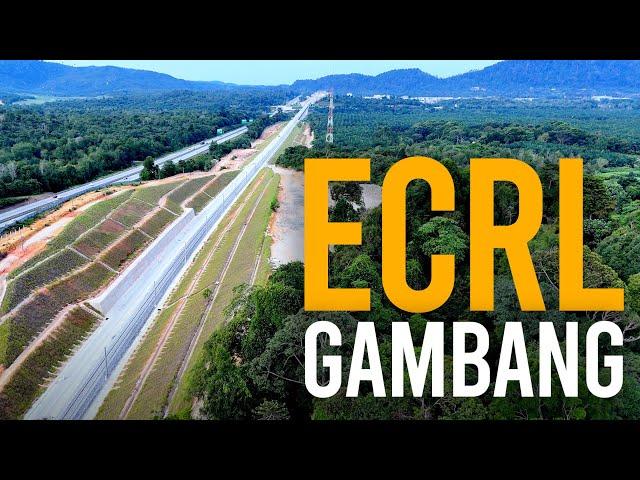 ECRL Gambang, Pahang: Ladang Solar UiTM / Jalan Gambang - Lebuhraya LPT - Stesen Paya Besar, Gambang