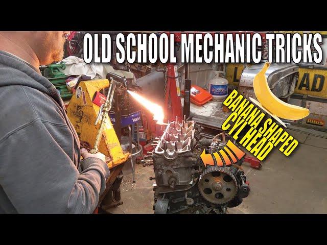 Warped Cylinder Head Straighten Resurface in the GARAGE DIY