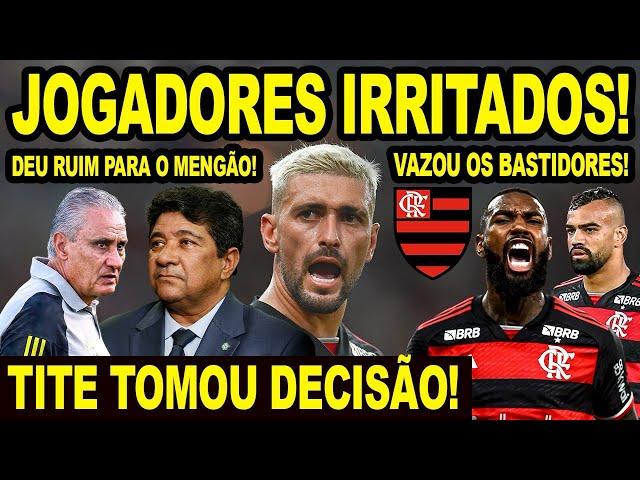 VAZOU! JOGADORES DO FLAMENGO FICARAM IRRITADOS COM O PEÑAROL!  TITE TOMA DECISÃO! MENGÃO PUNIDO! E+