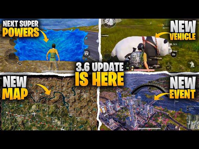 3.6 Update RELEASE DATE Pubg Mobile | Top Features & Theme Mode | PUBGM / BGMI