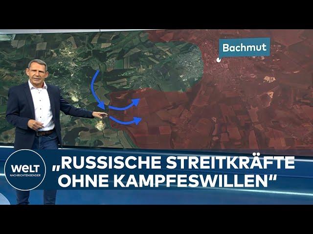 BACHMUT: GEGENANGRIFF DER UKRAINER! Attacke auf russischen Schwachpunkt mit westlichen Waffen