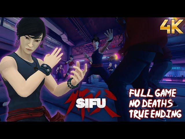 【4K】SIFU - Full Game / No Deaths / True Ending (NG / Female MC)