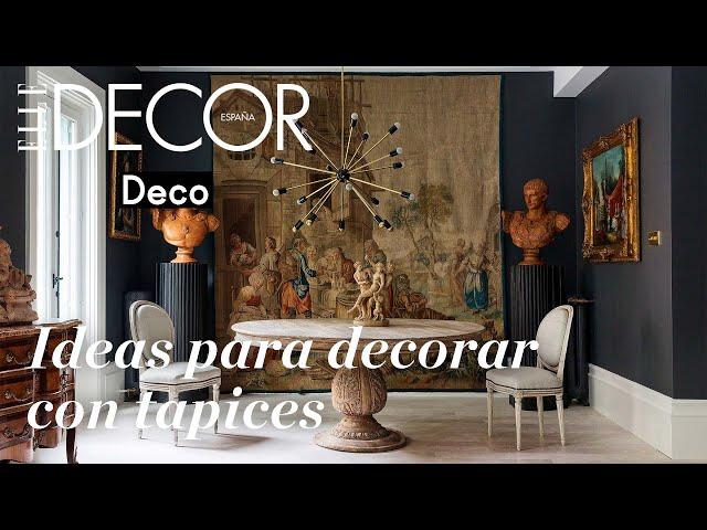 Ideas para decorar paredes con tapices | DecoraciónTV