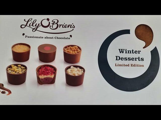 Lily O'Brien's Chocolate  || Winter Desserts Limited Edition