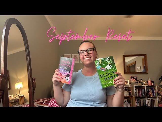 September Reset: What I read, fitness goals, and more!!