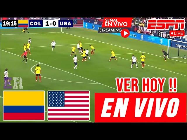 Colombia vs. Estados Unidos en vivo, Donde Ver Partido Colombia vs. USA Amistoso FIFA 2024 hoy