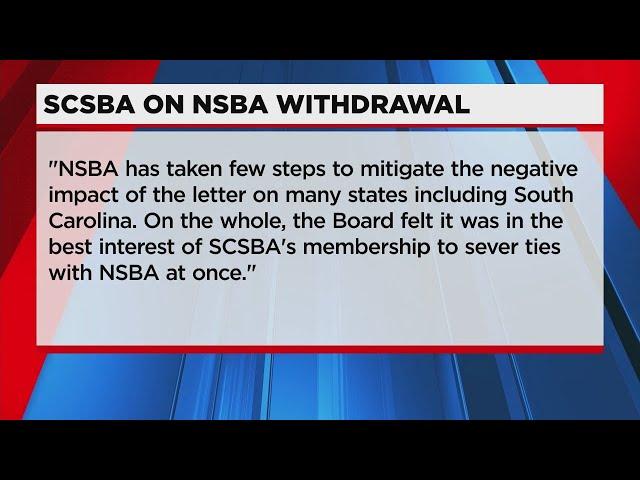 SC School Board Association withdraws from National Association