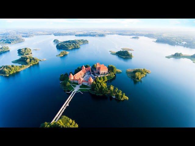 Trakai Castle in Lithuania early morning