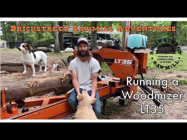 Running a Woodmizer LT35 Hydraulic Sawmill