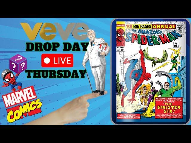 Veve Drop Day Live NYCC Mega Stream. Lots of Drops & Giveaways! Stream Sponsored by Veve