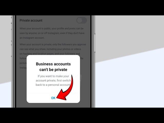 Instagram Business Account ko Private kaise kare | Business Account Ko Private kaise kare