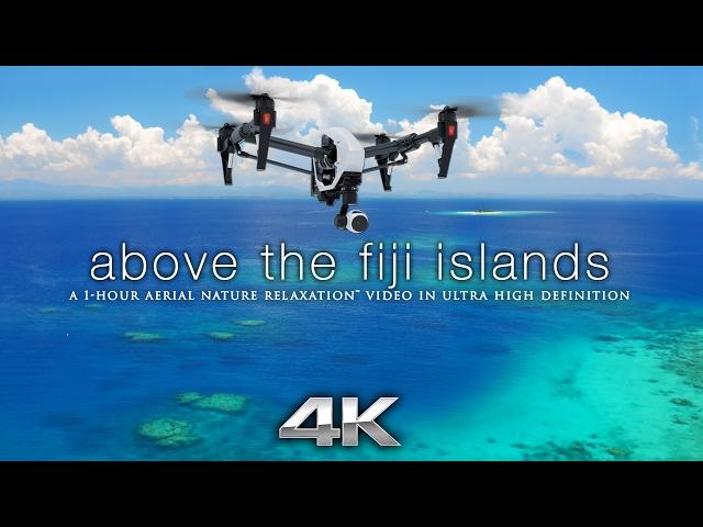 "Above the Fiji Islands" Aerial Nature Relaxation™ 4K UHD Ambient Film w/ Music for Stress Relief