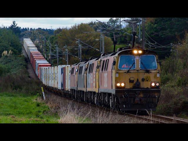 KiwiRail in the Central North Island - April 2023 (4K)