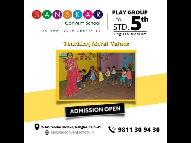 Teaching Moral Values/#sanskar #techinfo #school