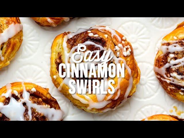 Puff Pastry Cinnamon Swirls | Supergolden Bakes