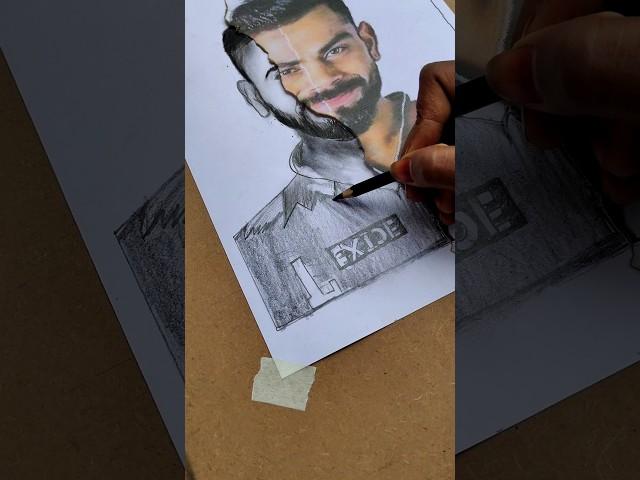  King Kohli drawing  #shorts #youtubeshorts #ytshorts #viratkohli #drawing