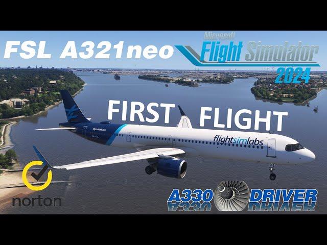 The FSLabs A321neo is AMAZING - FIRST FLIGHT from the FACTORY | Real Airbug Pilot