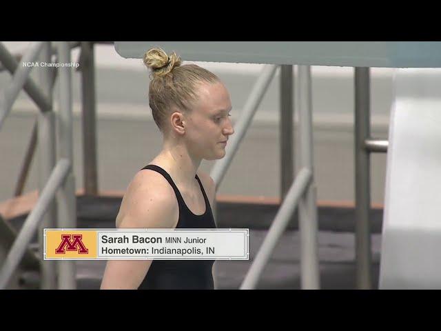 Women's Diving Sarah Bacon