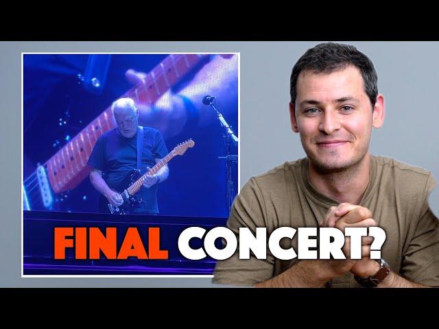 I Watched David Gilmour In The FRONT ROW! (My Review)