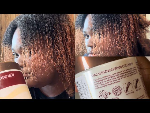 I CANT BELIEVE IT DID THIS‼️| KARSEELL COLLAGEN HAIR MASK ON NATURAL HAIR