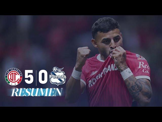 TOLUCA 5-0 PUEBLA J13  | Saluden  al DIABLO. Goleada INFERNAL