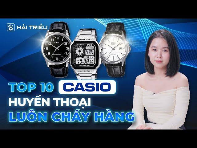 Top 10 Đồng hồ Casio nam huyền thoại bán chạy nhất mọi thời đại