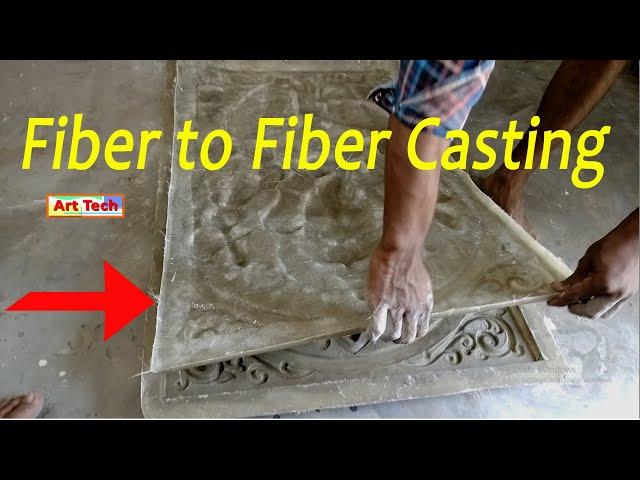 Fiber to Fiber Casting || Fiberglass Resin Casting Process || Art Tech