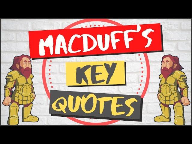 Macduff Key Quotes