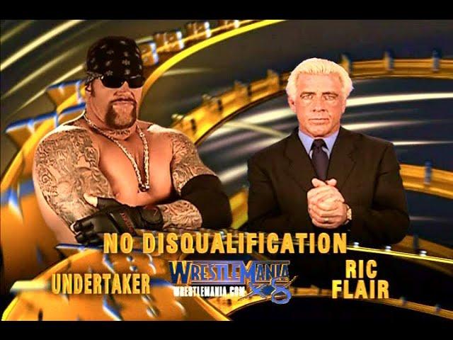 WWF WrestleMania X8 Match Card (2002)