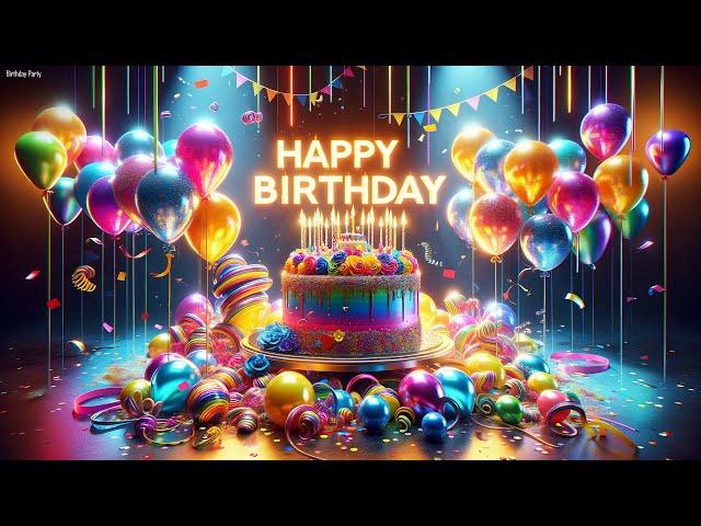 Happy Birthday Song 1 Hour  Happy Birthday Song 1 Hour  Birthday Party Background Music 