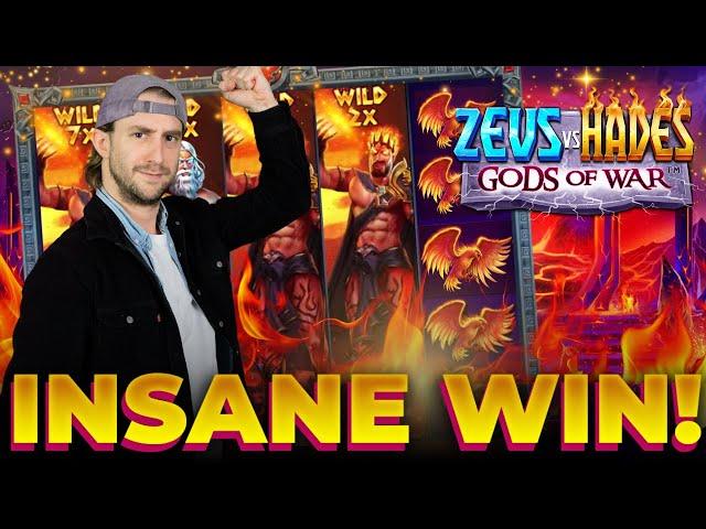 ZEUS VS HADES RETURNS WITH A INSANE BIG WIN (MAX WIN?) 