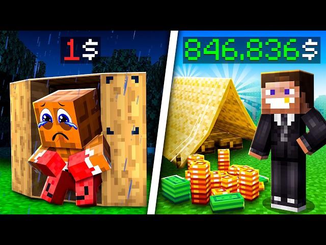  БЕДНЫЙ vs БОГАТЫЙ: КТО ВЫЖИВЕТ В ДИКИХ УСЛОВИЯХ? МАЙНКРАФТ