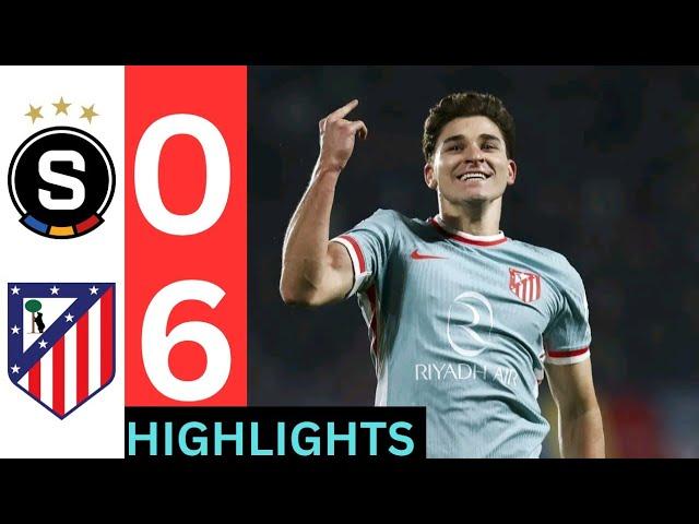 AC Sparta Praha vs Atlético de Madrid 0-6 goals highlights. UEFA CHAMPIONS LEAGUE