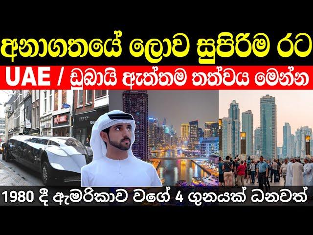 අනාගතයේ ලොව සුපිරිම රට වීමට සැලසුම් | ලාංකිකයන් ලක්ෂ 3 ක් සිටින UAE ගැන මේ දේවල් දන්නවද