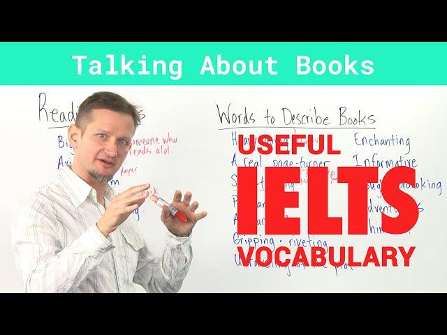 IELTS Speaking Vocabulary - Talking about Books